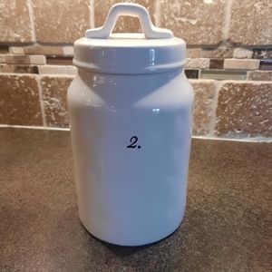 Rae Dunn Numbered Canister 2